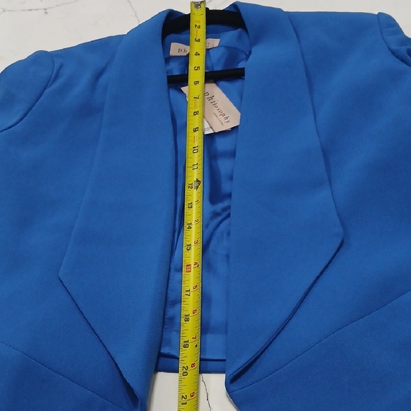 Philosophy Royal Blue Women's Blazer Sz 6 New With Tags - Picture 11 of 12
